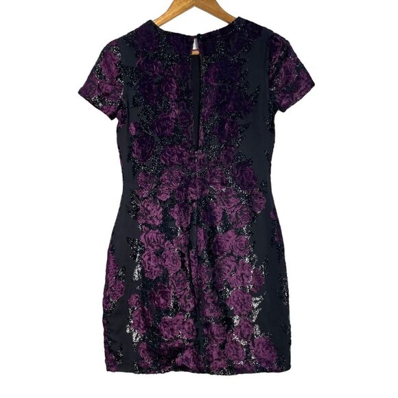 Dress the Population Short Sleeves Burnout Velvet Mini Dress Size Small‎ - Picture 13 of 16